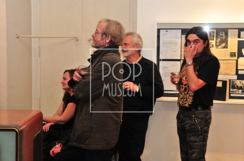 Poslední setkání generací. Veronika Schmidtová (Rock&Pop), Jan Rejžek (různě), Bohouš Němec (Rock&Pop, Bang, atd.). A Česťa Huňát, náš domácí pán.