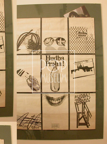Plakát Hudby Praha