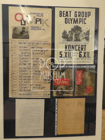 Výstava Olympic - 50 let české beatové legendy.