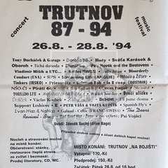 1994, inzerát na Trutnov Open Air Music Fest