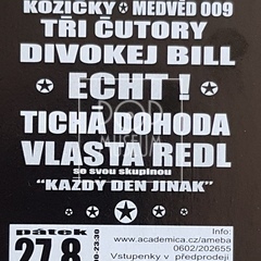 1999, inzerát na festival Natruc v Kolíně