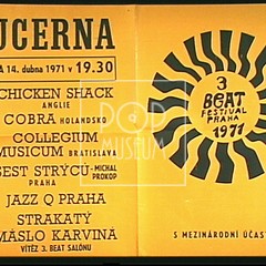 Program 3. čs. beatového festivalu, 1971