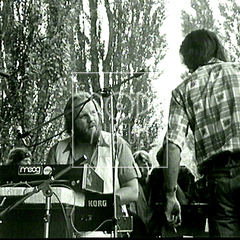 1979, festival Beroun, Lešek Semelka. Archiv seriálu Bigbít.