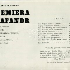 OSVOBOZENÉ DIVADLO, JAROSLAV JEŽEK, VOSKOVEC & WERICH (z pozůstalosti dr. Josefa Kotka)  