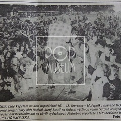 1993, článek v tisku o festivalu v Hořepníku.
