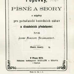 KUPLETY (z pozůstalosti dr. Josefa Kotka) 