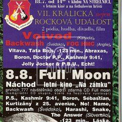 1998, inzeráty na různé letní festivaly.
