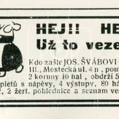 KUPLETY (z pozůstalosti dr. Josefa Kotka) 