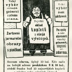 KUPLETY (z pozůstalosti dr. Josefa Kotka) 