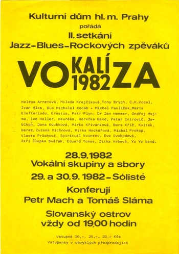 Program druhého ročníku Vokalízy