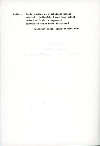 V ZAJETÍ REŽIMU PŘÍSPĚVEK K HISTORII ČESKOSLOVENSKÉHO ROCKU V ZAJETÍ REŽIMU PŘÍSPĚVEK K HISTORII ČESKOSLOVENSKÉHO ROCKU