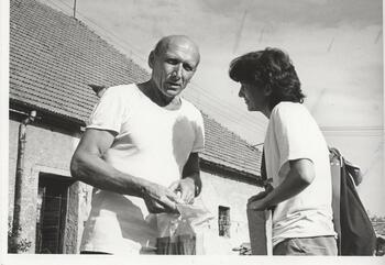Na festivalu Buchlovská svíca 1989. Foto Aleš Duda