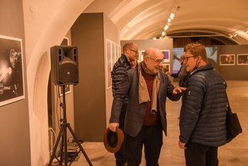 Tomáš Paclík a Štěpán Suchochleb, mecenáš a capo di tutti capi festivalu. Tuto fotografii sem dáváme jako zvláštní dárek pro všechny fanoušky pražských S. foto Vojt